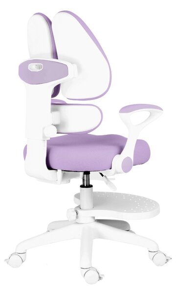 Dětská rostoucí židle Neoseat KIDDY TWO — látka, pratelný potah, fialová