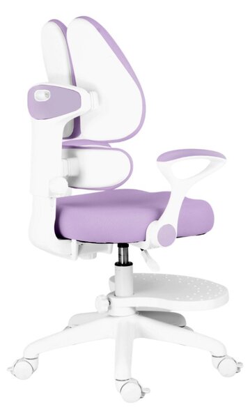 Dětská rostoucí židle Neoseat KIDDY TWO — látka, pratelný potah, fialová