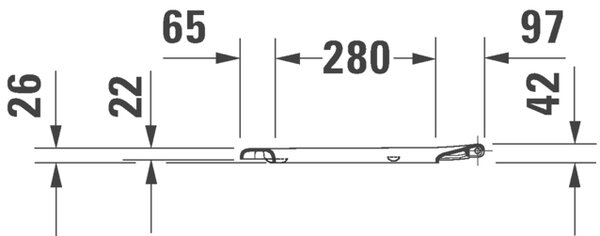 Duravit D-Code - WC sedátko se sklápěcí automatikou, bílá 0067390000
