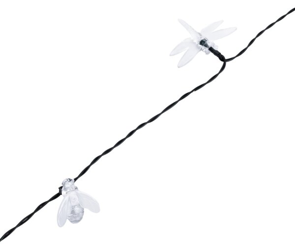 Aigostar - LED Solární dekorační řetěz 50xLED/8 funkcí 10m 800mAh IP65 stud bílá