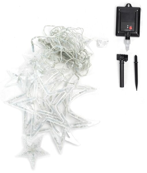 Aigostar - LED RGBY Solární řetěz 120xLED/8 funkcí 3x0,6m 500 mAh IP65