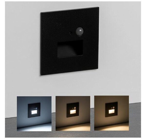 Brilagi LED Schodišťové svítidlo se senz. JACK LED/3W/230V 3000/4000/6500K černá