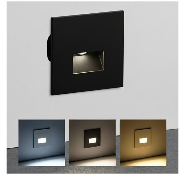 Brilagi - LED Schodišťové svítidlo JACK LED/3W/230V 3000/4000/6500K IP65 černá