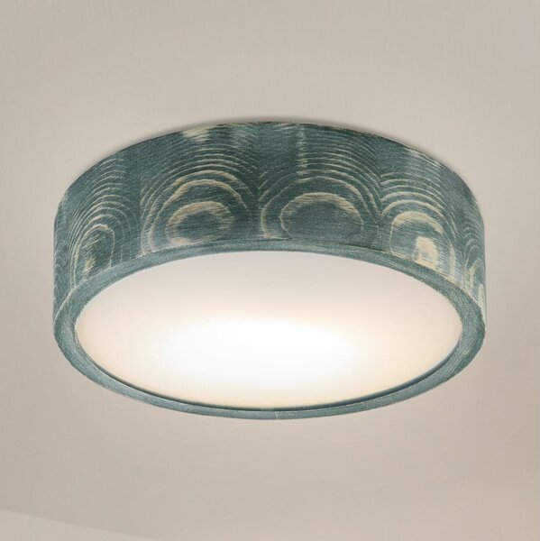 Brilagi - Stropní svítidlo PINO 1xE27/15W/230V borovice/zelená pr. 27,5 cm