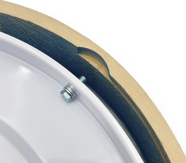 Brilagi - Stropní svítidlo PINO 2xE27/15W/230V borovice/modrá pr. 37,5 cm