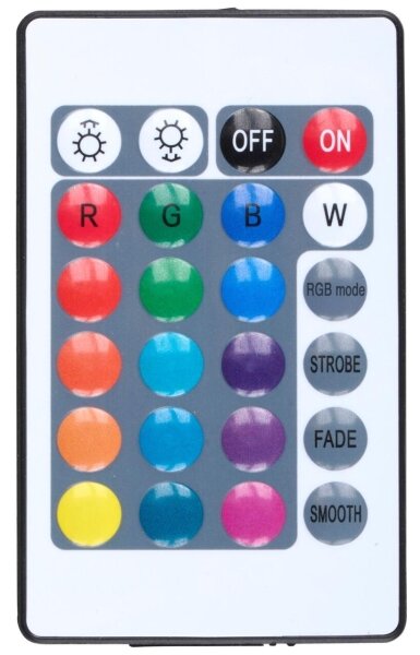 Grundig - LED RGBW Stmívatelná stojací lampa LED/10W/5V černá + dálkové ovládání