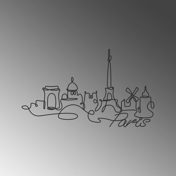 ASIR Nástěnná dekorace kovová PARIS
