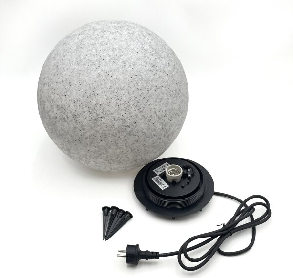 Venkovní dekorační svítidlo LUMISTONE 1xE27/15W/230V IP65 pr. 38 cm