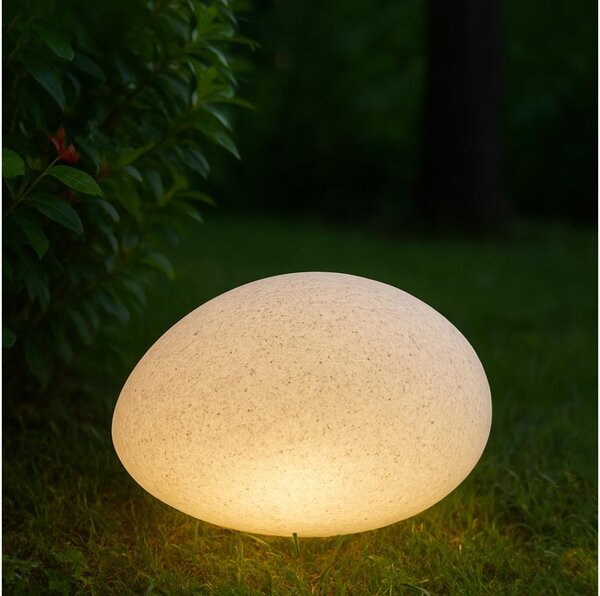 Venkovní dekorační svítidlo LUMISTONE 1xE27/15W/230V IP65 pr. 26,5 cm