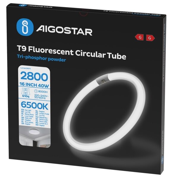 Zářivková trubice T9 G10q/40W/230V 6500K - Aigostar