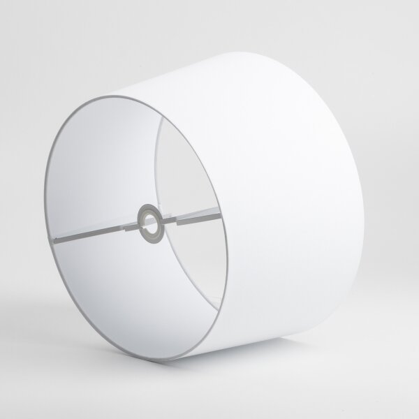 Brilagi - LED Stojací lampa CERIA 1xE27/40W/230V pr. 45 cm bílá/černá
