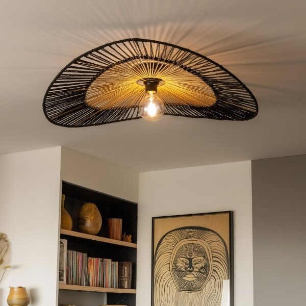 Univerzální stínidlo KERIA pr. 80 cm hnědá/černá
