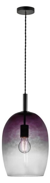 Nordlux - Lustr na lanku UMA 1xE27/40W/230V pr. 23 cm černá/kouřová