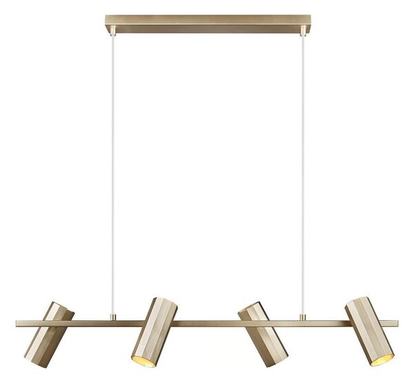 Nordlux - Lustr na lanku ALANIS 4xGU10/15W/230V mosaz
