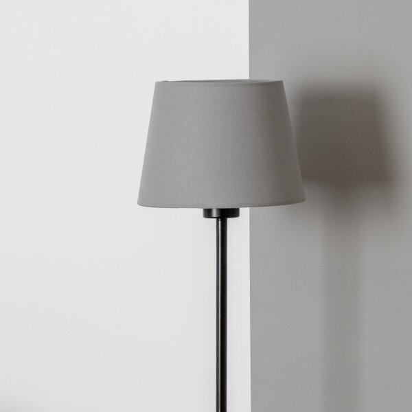 Brilagi - LED Stojací lampa CERIA 1xE27/40W/230V pr. 20,5 cm šedá/černá