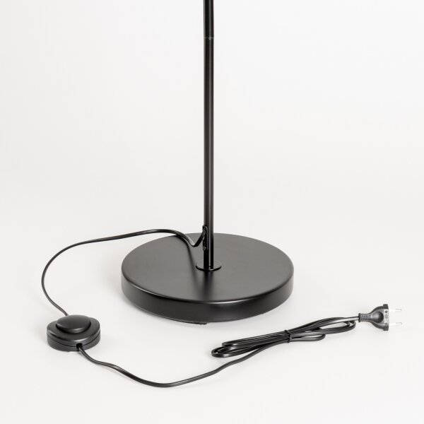Brilagi - LED Stojací lampa CERIA 1xE27/40W/230V pr. 45 cm černá