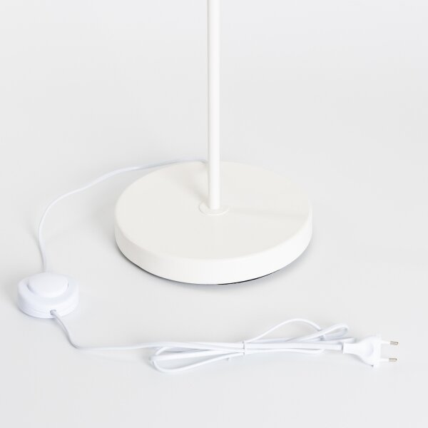 Brilagi - LED Stojací lampa CERIA 1xE27/40W/230V pr. 25 cm bílá
