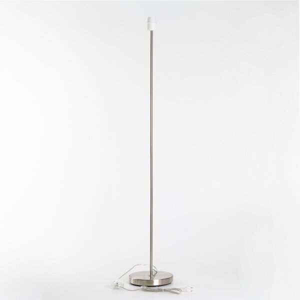 Brilagi - LED Stojací lampa CERIA 1xE27/40W/230V pr. 45 cm černá/matný chrom