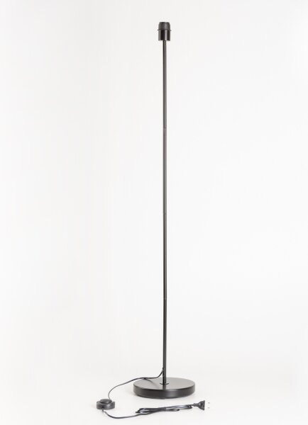 Brilagi - LED Stojací lampa CERIA 1xE27/40W/230V pr. 45 cm černá