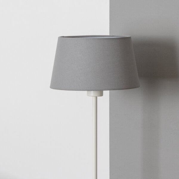 Brilagi - LED Stojací lampa CERIA 1xE27/40W/230V pr. 25 cm šedá/bílá
