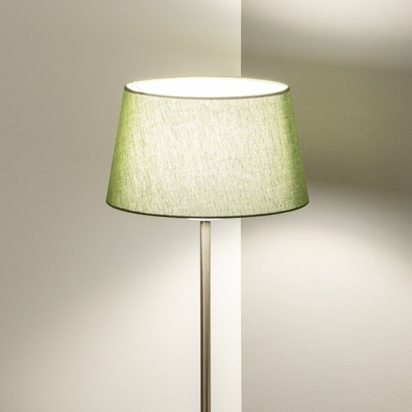 Brilagi - LED Stojací lampa CERIA 1xE27/40W/230V pr. 25 cm zelená/matný chrom
