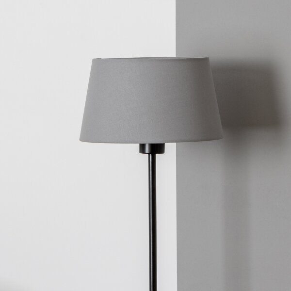 Brilagi - LED Stojací lampa CERIA 1xE27/40W/230V pr. 25 cm šedá/černá