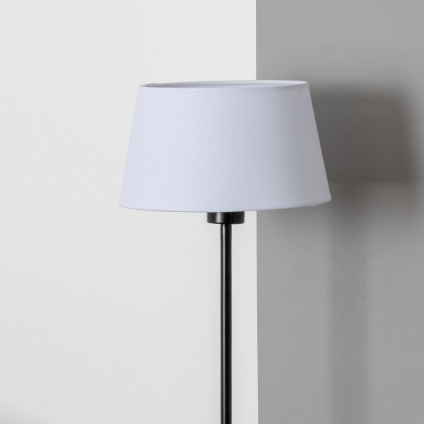 Brilagi - LED Stojací lampa CERIA 1xE27/40W/230V pr. 25 cm bílá/černá