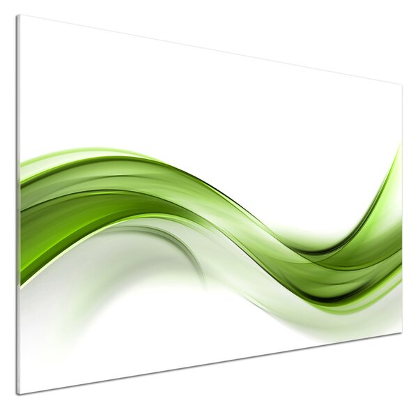 Dekorační panel sklo Zelená vlna pksh-100125120