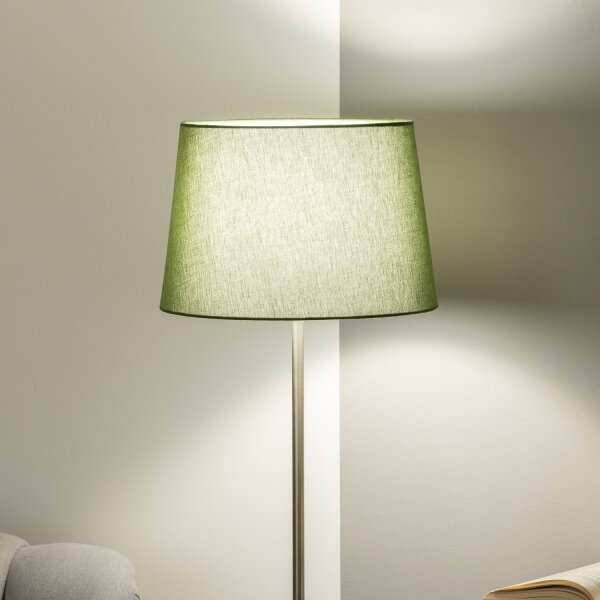 Brilagi - LED Stojací lampa CERIA 1xE27/40W/230V pr. 30 cm zelená/matný chrom
