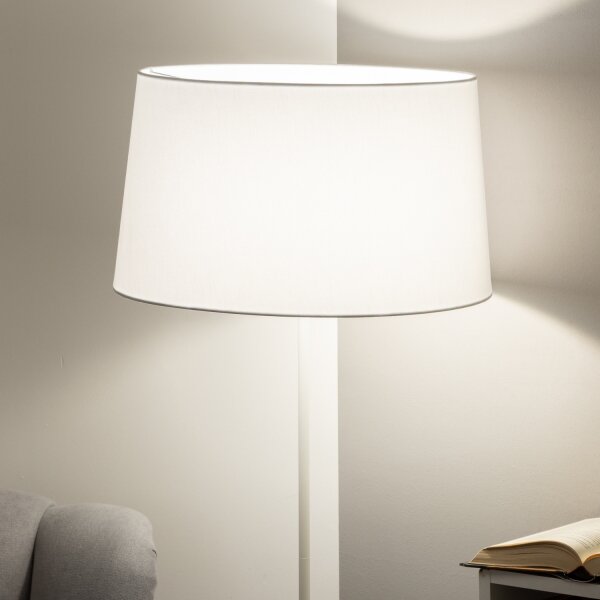 Brilagi - LED Stojací lampa CERIA 1xE27/40W/230V pr. 45 cm bílá