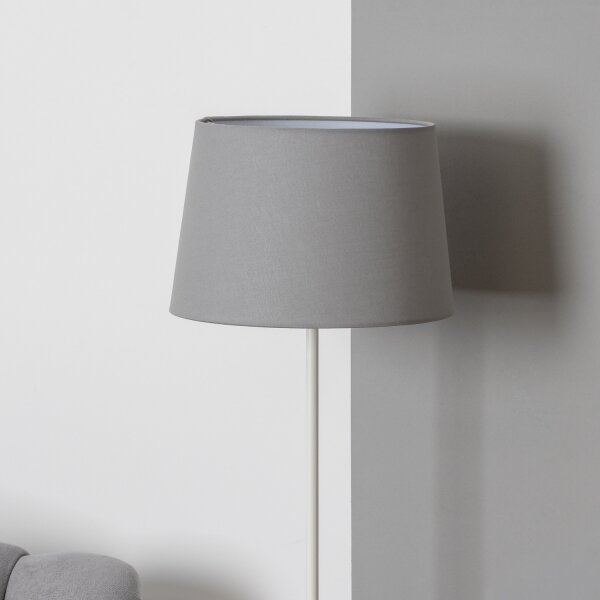 Brilagi - LED Stojací lampa CERIA 1xE27/40W/230V pr. 30 cm šedá/bílá