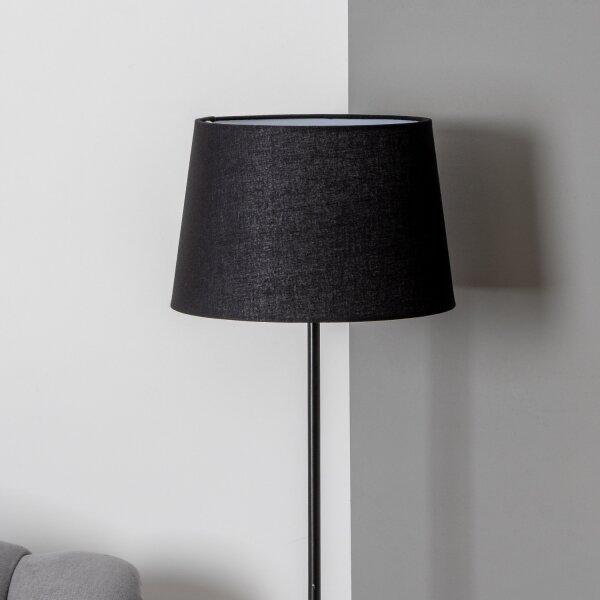 Brilagi - LED Stojací lampa CERIA 1xE27/40W/230V pr. 30 cm černá