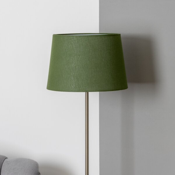 Brilagi - LED Stojací lampa CERIA 1xE27/40W/230V pr. 30 cm zelená/matný chrom