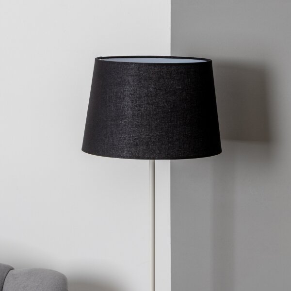 Brilagi - LED Stojací lampa CERIA 1xE27/40W/230V pr. 30 cm černá/bílá