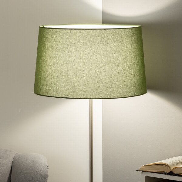 Brilagi - LED Stojací lampa CERIA 1xE27/40W/230V pr. 45 cm zelená/matný chrom