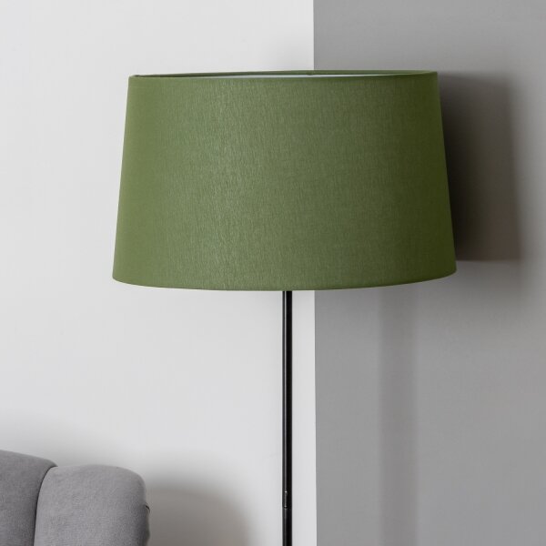 Brilagi - LED Stojací lampa CERIA 1xE27/40W/230V pr. 45 cm zelená/černá