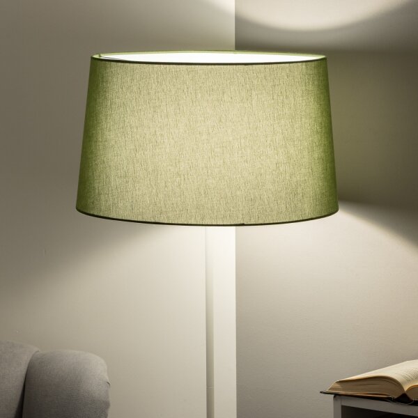 Brilagi - LED Stojací lampa CERIA 1xE27/40W/230V pr. 45 cm zelená/bílá