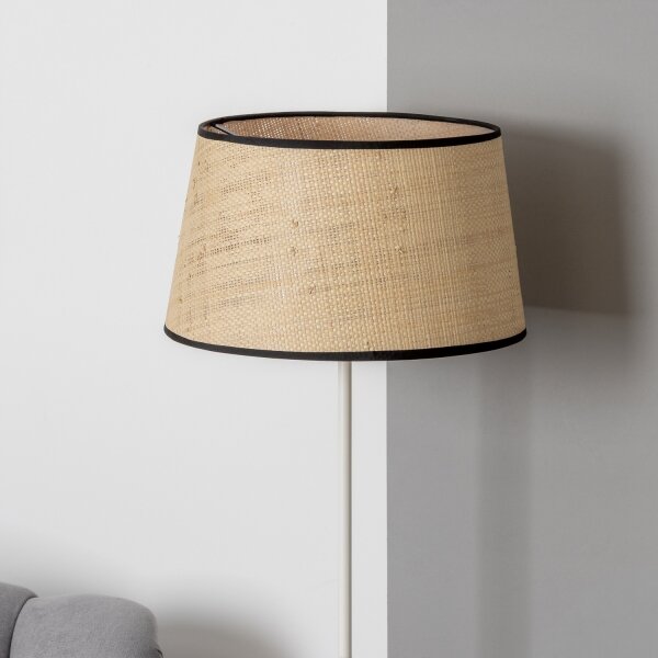 Brilagi - LED Stojací lampa CERIA 1xE27/40W/230V pr. 35 cm béžová/bílá