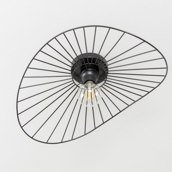 Brilagi - LED Přisazený lustr CERIA WIRE 1xE27/40W/230V 40x56 cm černá