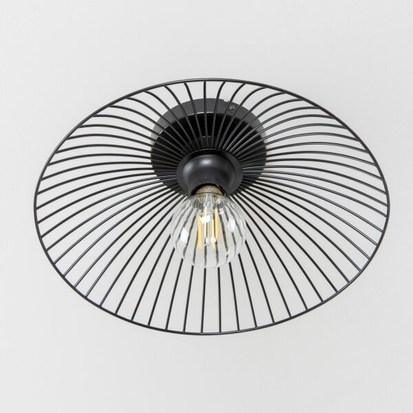 Brilagi - LED Přisazený lustr CERIA WIRE 1xE27/40W/230V pr. 26 cm černá