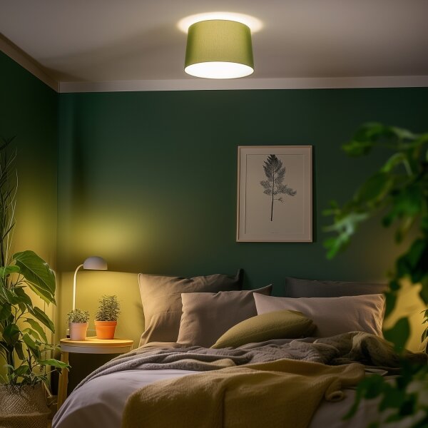 Brilagi - LED Přisazený lustr CERIA 1xE27/40W/230V pr. 45 cm zelená