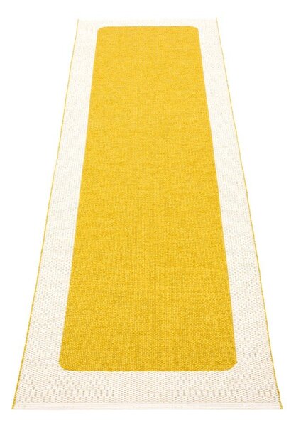 Vnitřní a venkovní běhoun v hořčicovo-krémové barvě 70x240 cm Ilda Mustard – Pappelina