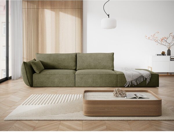 Zelená lenoška (levý roh) Vanda – Mazzini Sofas