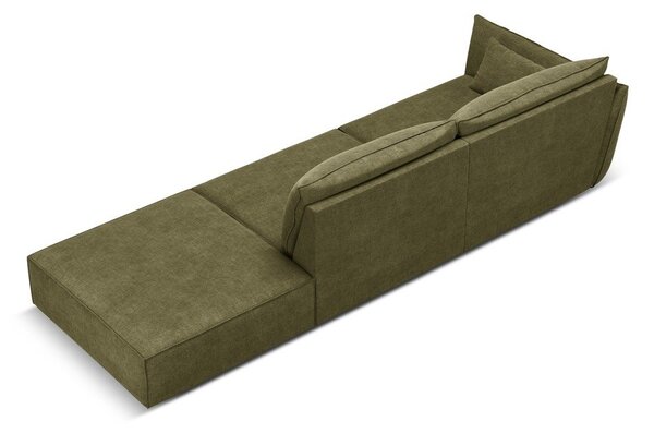 Zelená lenoška (levý roh) Vanda – Mazzini Sofas