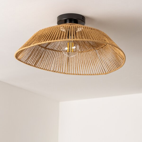Brilagi - LED Přisazený lustr CERIA BOHO 1xE27/40W/230V pr. 50 cm hnědá
