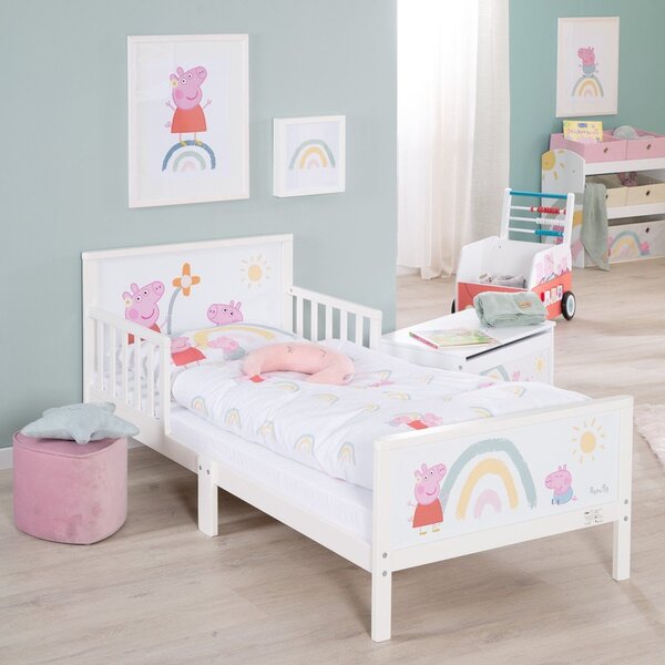 Bavlněné dětské povlečení do postýlky 100x135 cm Peppa Pig – Roba