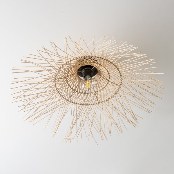 Brilagi - LED Přisazený lustr CERIA BOHO 1xE27/40W/230V pr. 70 cm bambus
