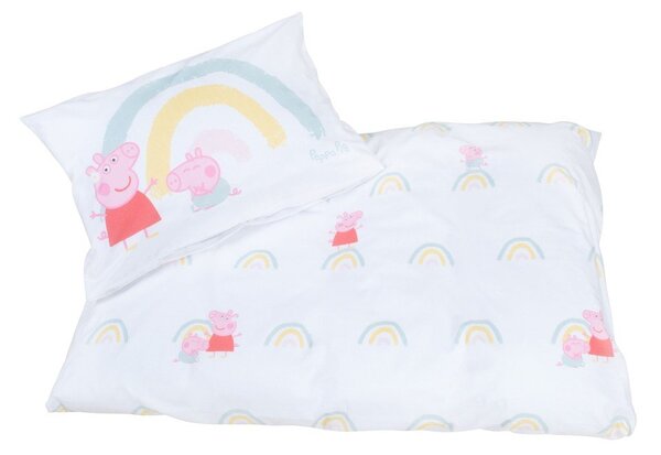 Bavlněné dětské povlečení do postýlky 100x135 cm Peppa Pig – Roba