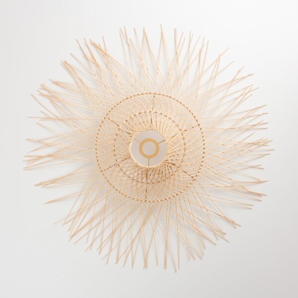 Brilagi - LED Přisazený lustr CERIA BOHO 1xE27/40W/230V pr. 70 cm bambus
