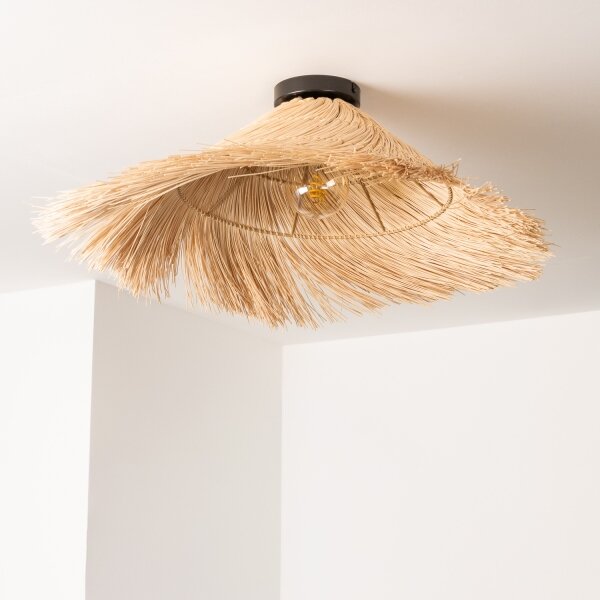 Brilagi - LED Přisazený lustr CERIA BOHO 1xE27/40W/230V pr. 70 cm ratan